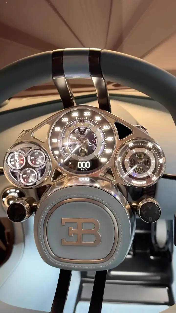 Original cover of Bugatti Tourbillon world premiere